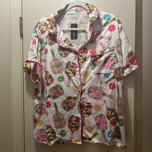 Colorful Ice Pop Print Women's Pajama Set